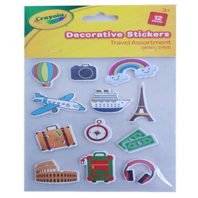 Crayola Decorative Stickers Travel Assortment RRP 1 CLEARANCE XL 99p